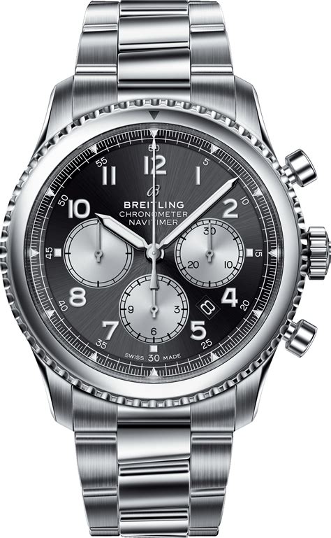 breitling 8 chronograph 43 steel bracelet|Breitling Navitimer 8 .